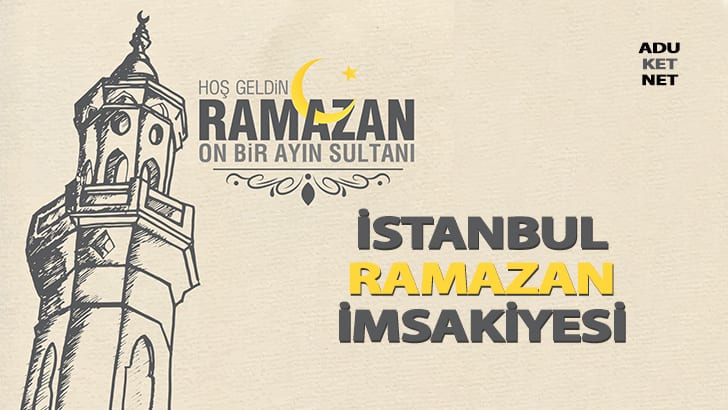 istanbul ramazan imsakiyesi