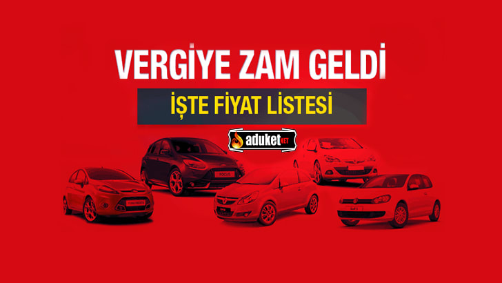 Motorlu Taşıtlar Vergisi Güncel Fiyatları