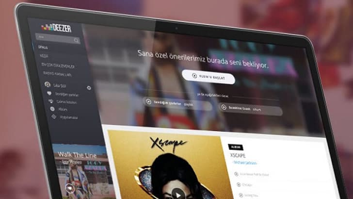 Deezer Dijital Müzik Servisi Arayüzü Yenilendi