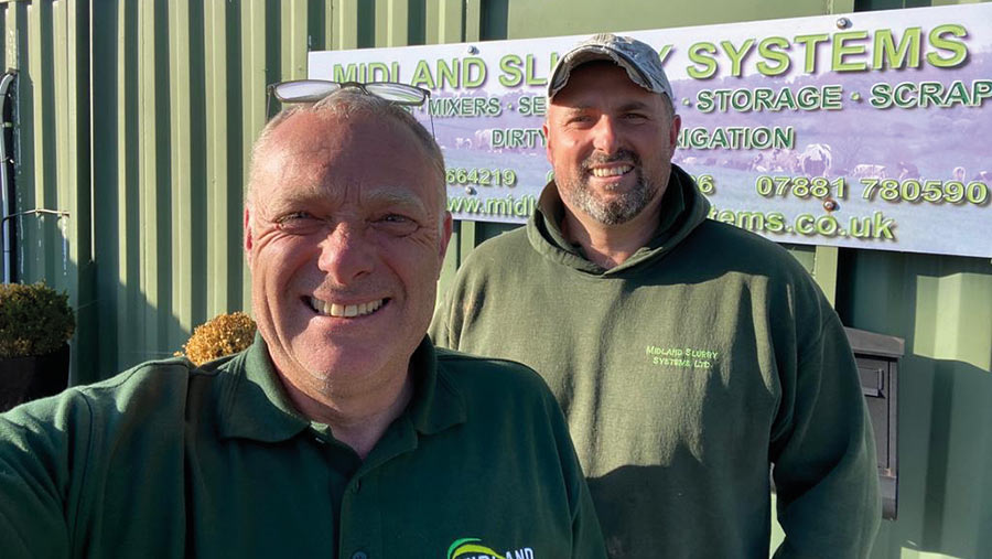 Giles and Ben Russell Midland Slurry Sytems