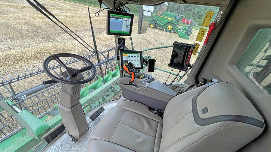 John Deere x9 cab interior