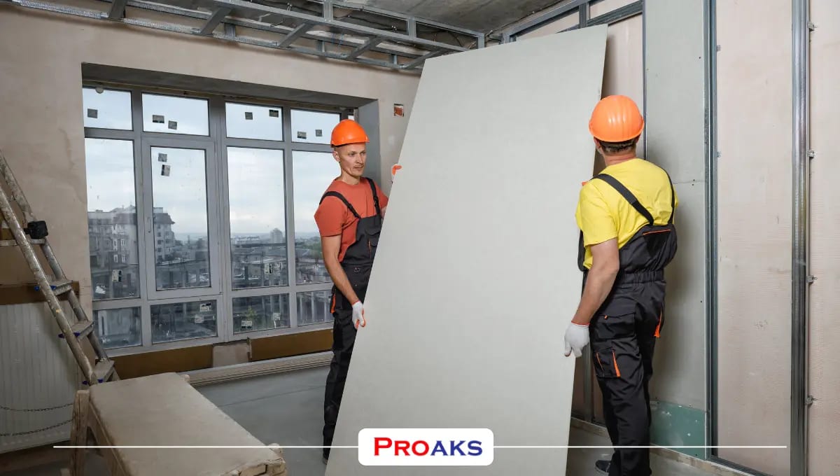 Installation Process - How Are Gypsum Ceilings Installed