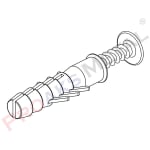 Pul Başlı Vida 8mm Dübel