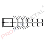Plastik Dübel 8mm