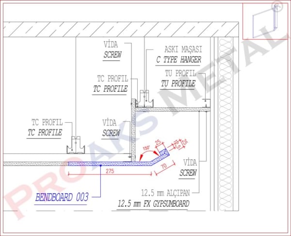 BendBoard Alçıpan Şekillendirme 003-2