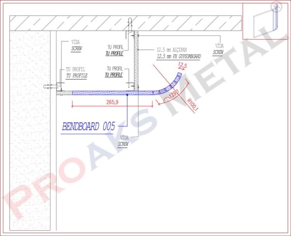 BendBoard Alçıpan Şekillendirme 005-3