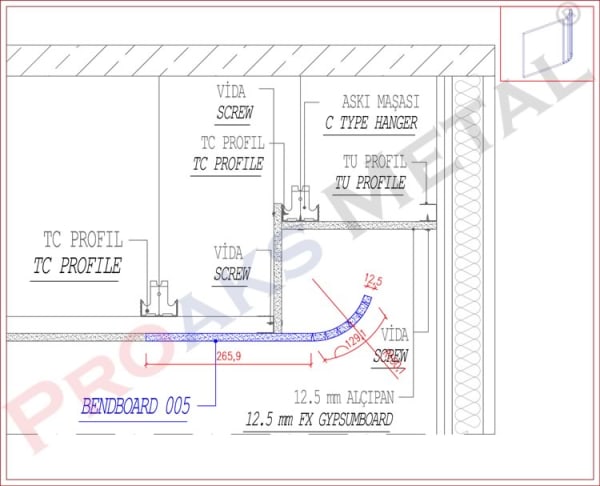 BendBoard Alçıpan Şekillendirme 005-2