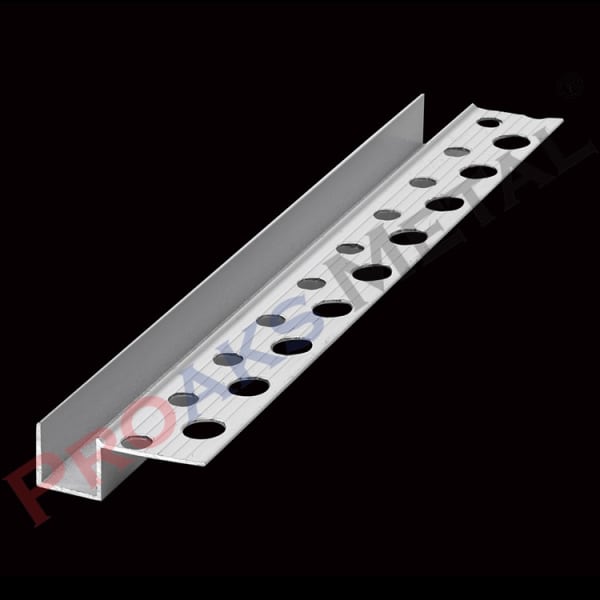 Aluminum Single Wing Joint Shadow Gap Profile Short Edge Profilé d'aile simple en aluminium pour joint creux, bord court, plafond suspendu, plaques de plâtre