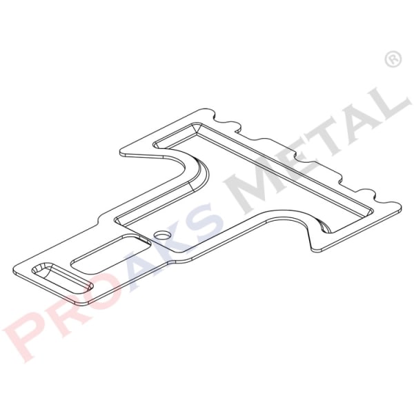 Angular Connecting T Clips Suspended Ceiling Main Profile Stabilizer