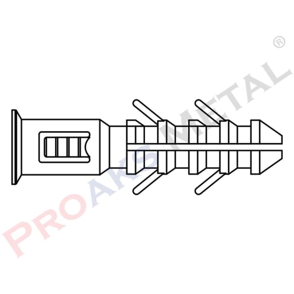 Pro Plastik Dübel 8mm