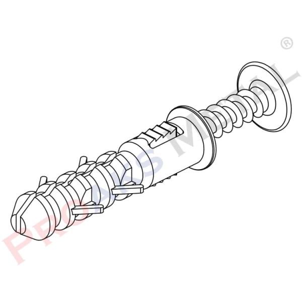 Pul Başlı Vida Pro Dübel Seti
