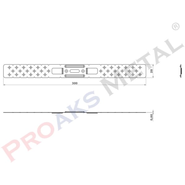 Asma Tavan Agraf Teknik Çizim