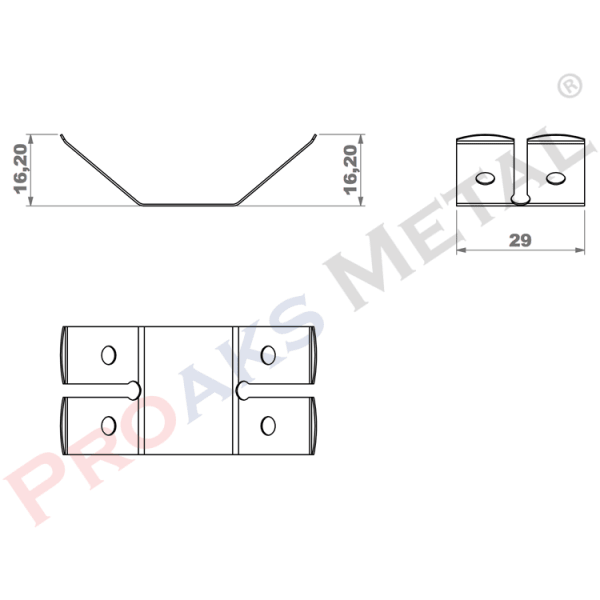 Asma Tavan Çiftli Yay Çizim