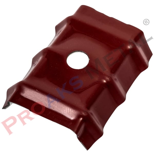 Saddle Bonded Washer Sandwich Panel RAL 3004, RAL 3009