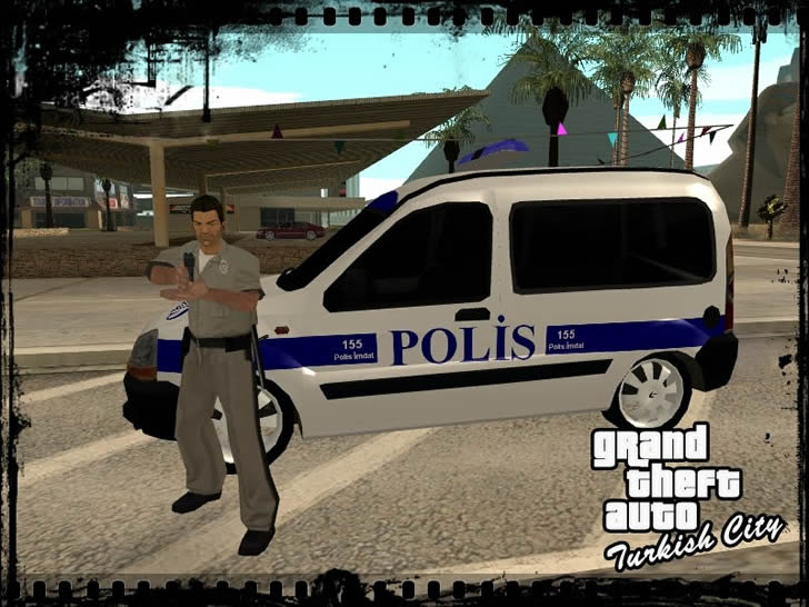 gta polis arabası