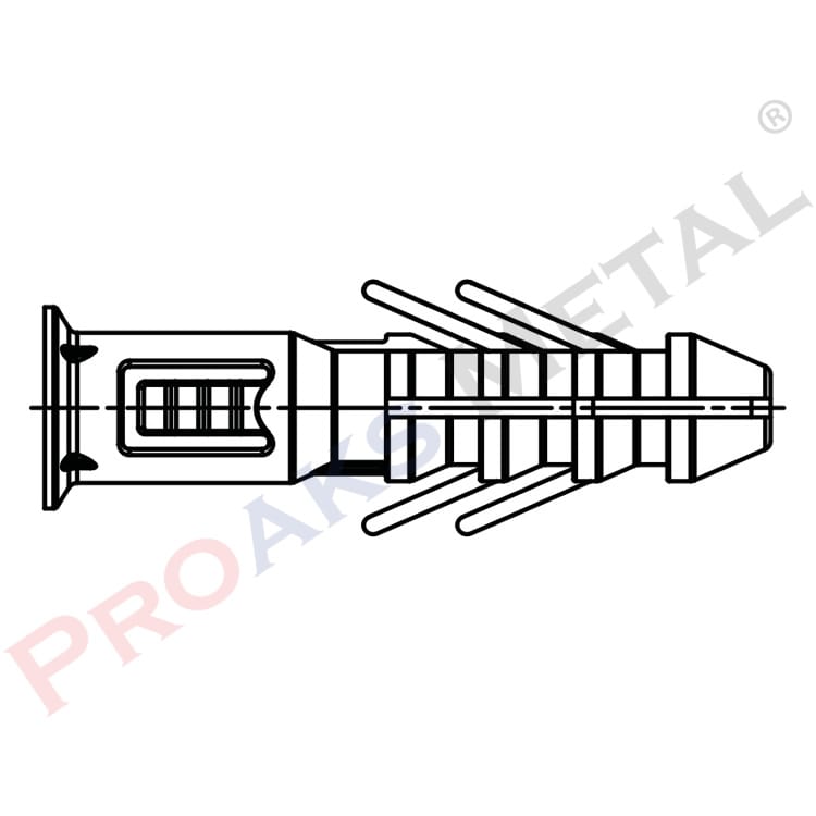 PB Plastic Plug 8mm