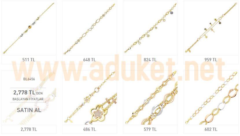 14 ayar bilezik modelleri