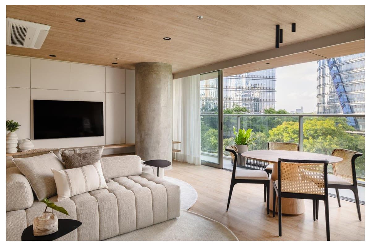 Apartamento minimalista na Vila Olímpia de Flávia Prata