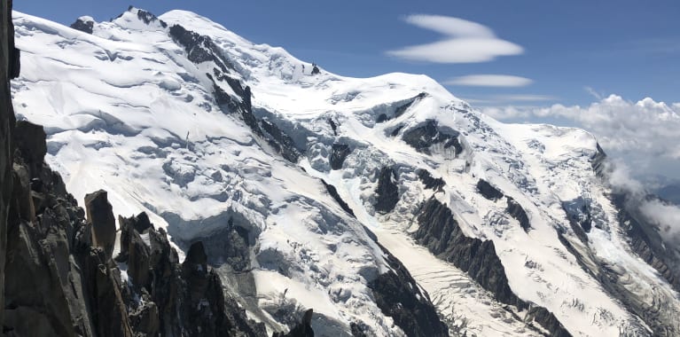 Alpes Mont Blanc Montagne Neige Chamonix Aiguille du Midi