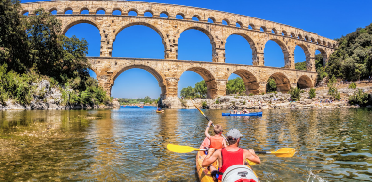 Canoe Pont du Gard 