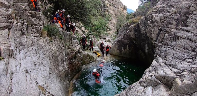 Canyoning en Corse