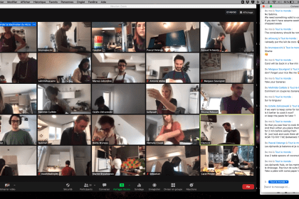 Cours de cuisine à distance