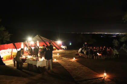 feu de camp amanar kyu marrakech