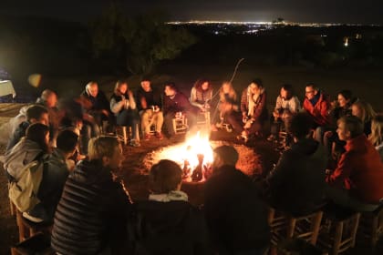 feu de camp amanar kyu marrakech