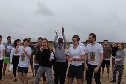 Monitor Deloitte Biarritz plage olympiades