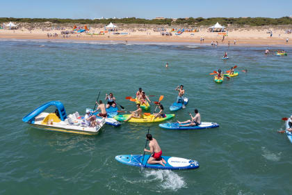 Olympiade plage paddle