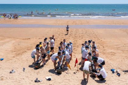 Olympiade plage défis