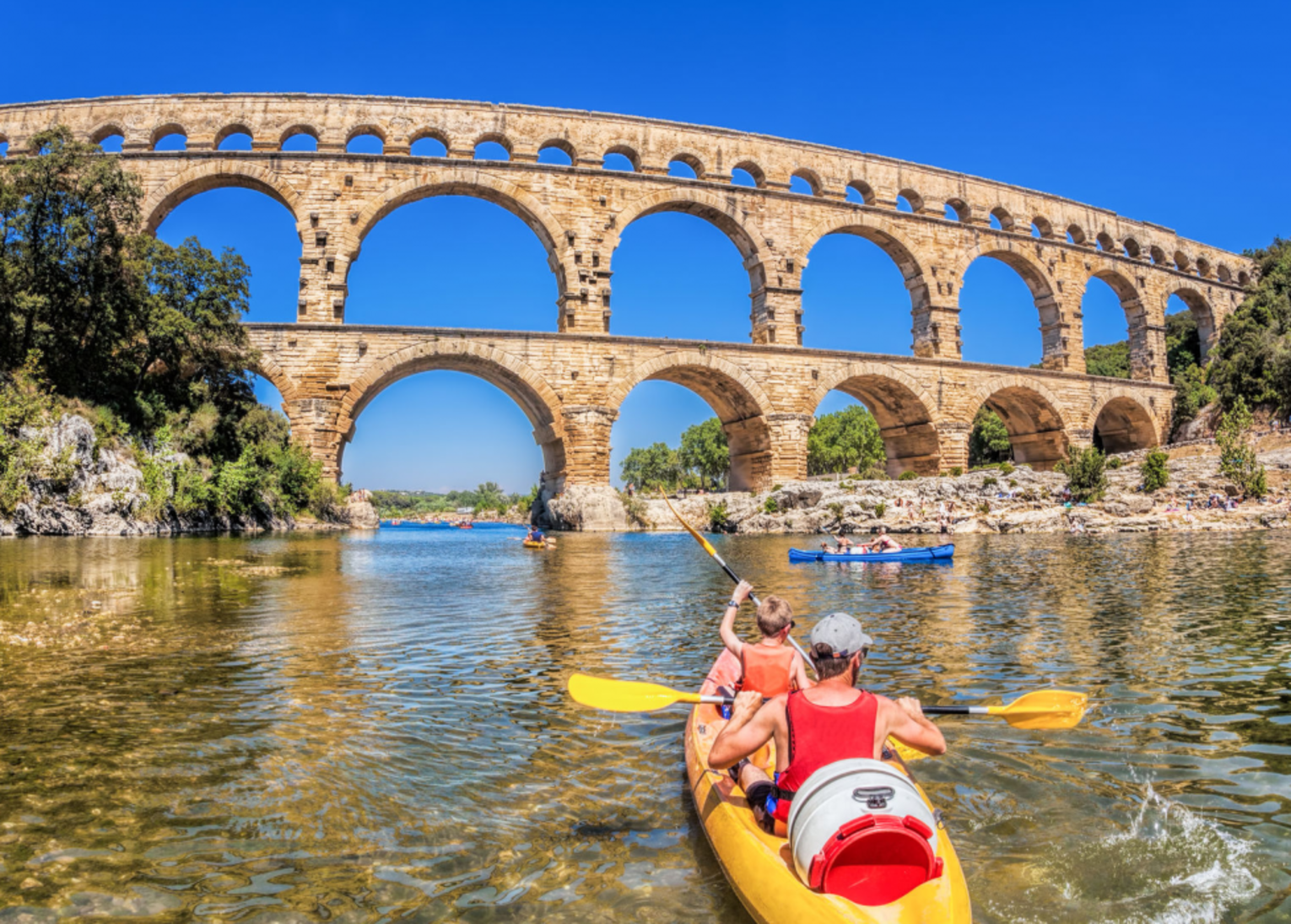 Canoe Pont du Gard 