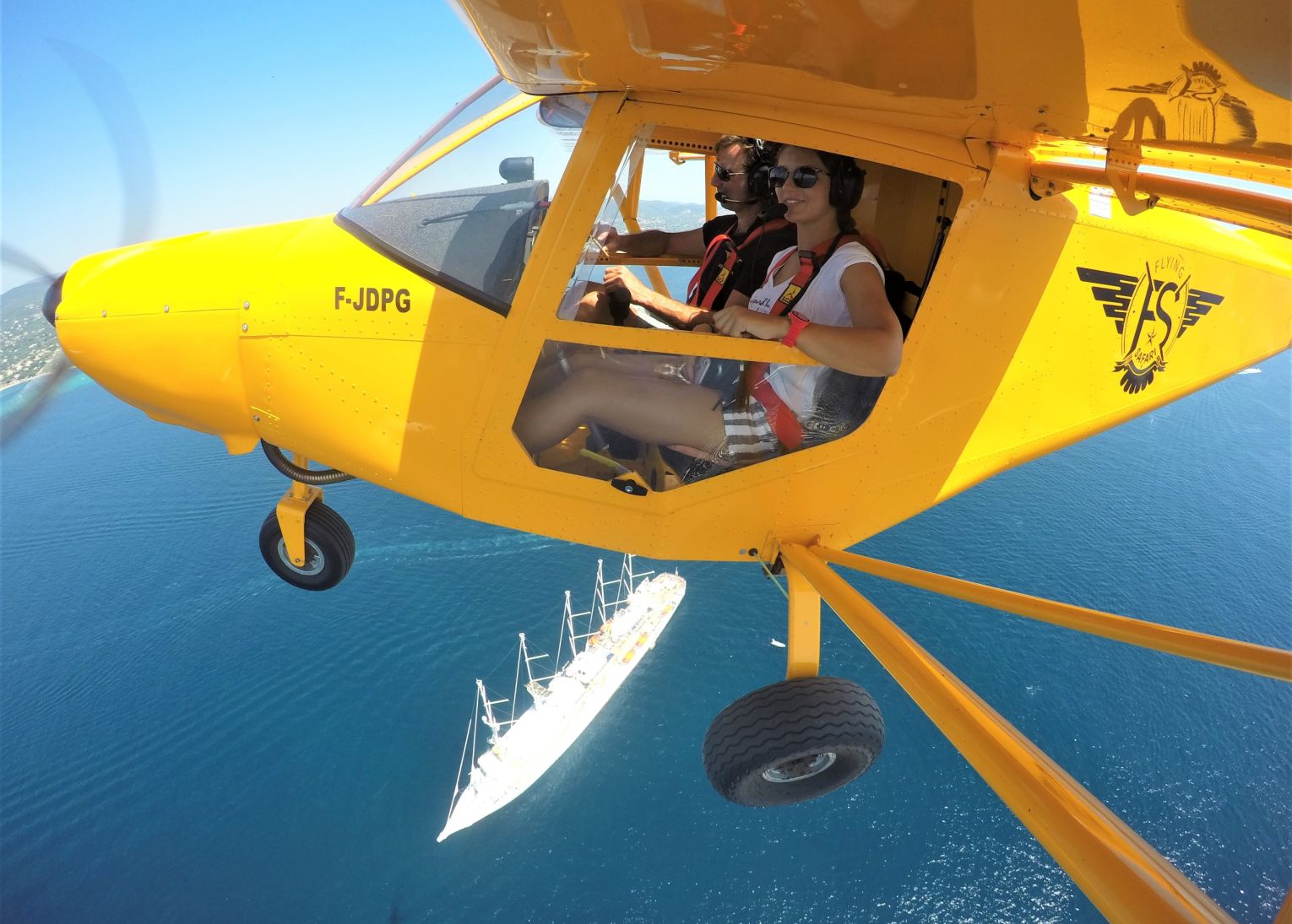  Vivre son premier baptême de l’air sur la Baie des Anges