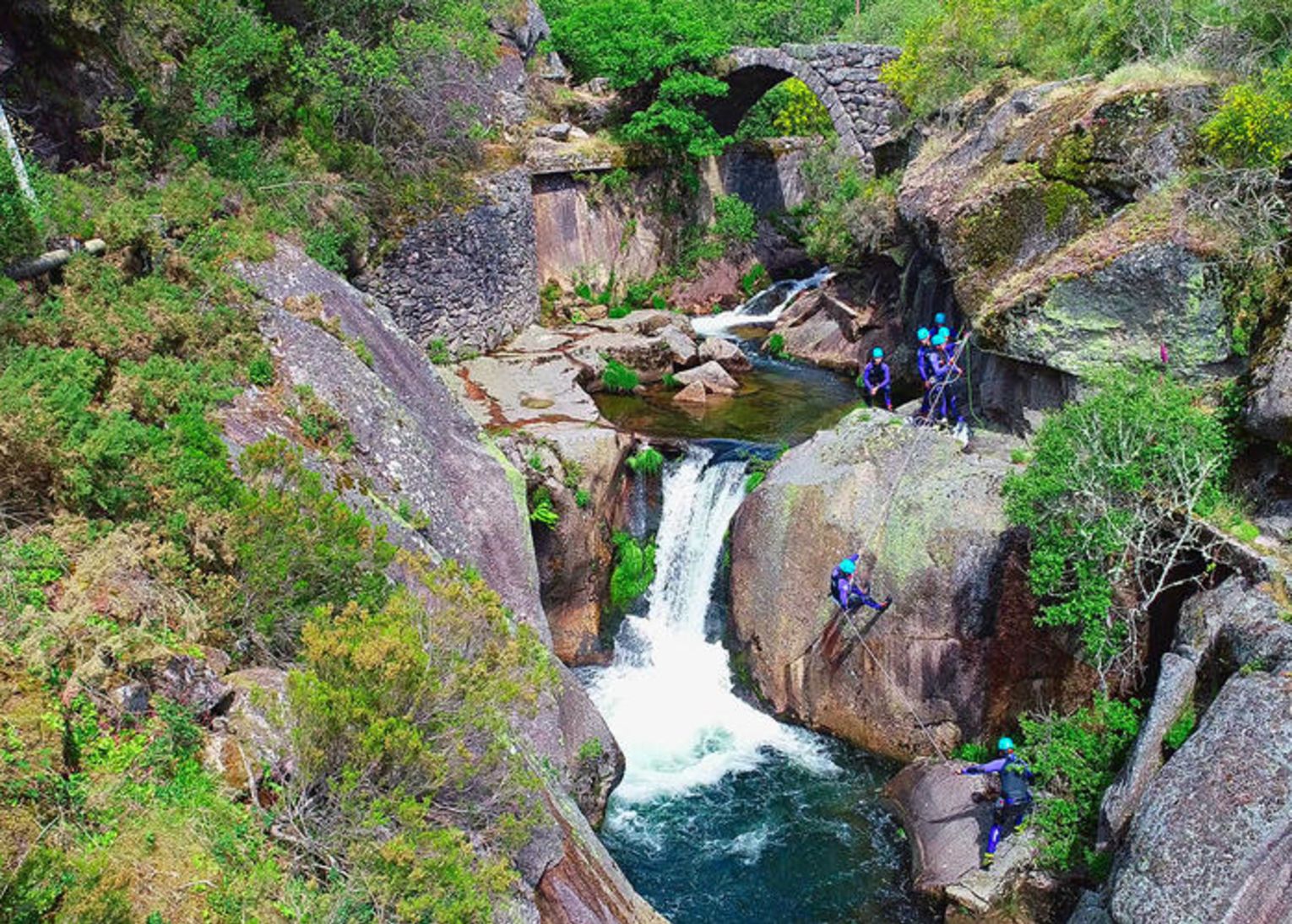 Canyoning dans le parc de Penada Gerês
