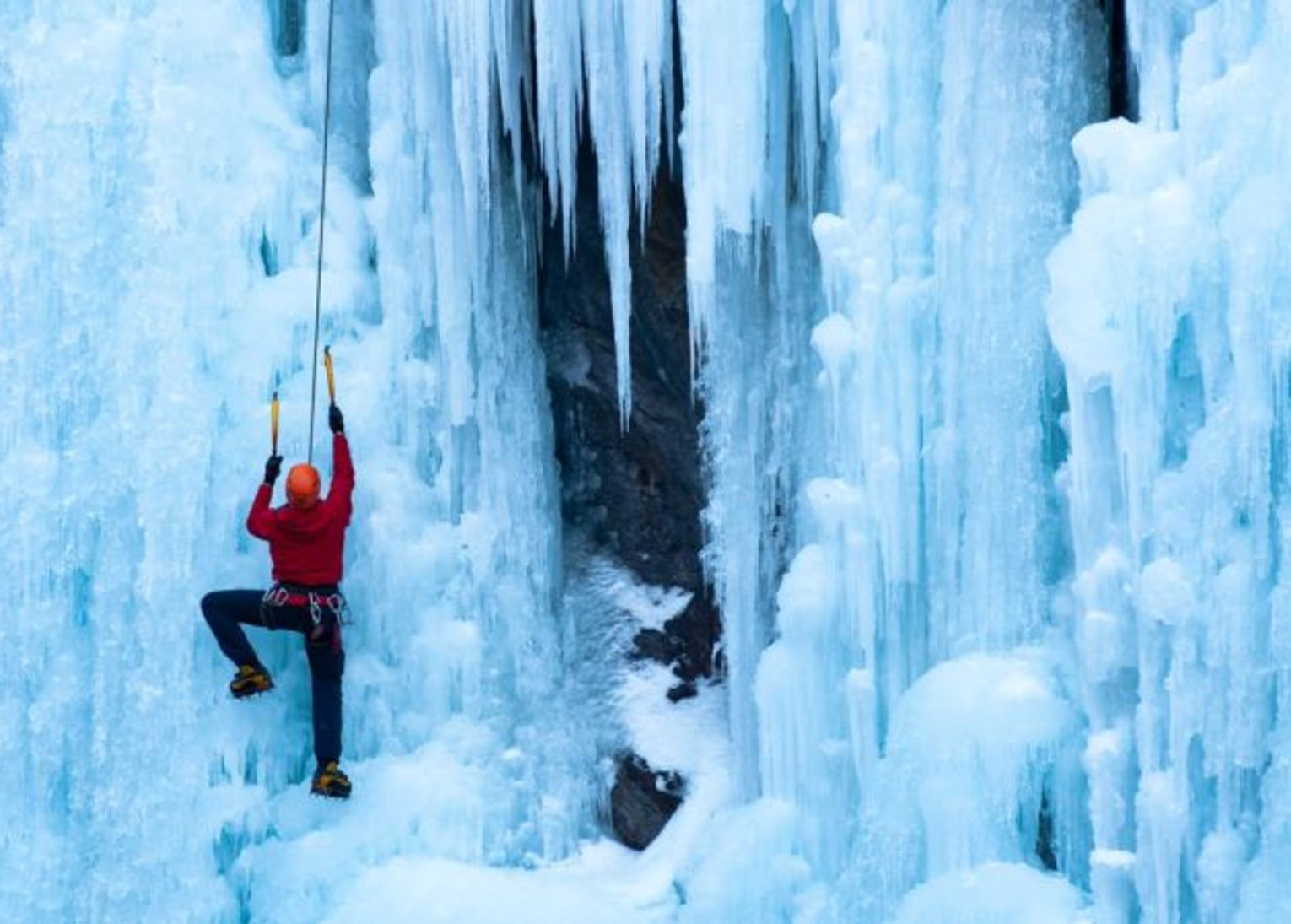 Escalade sur Glace