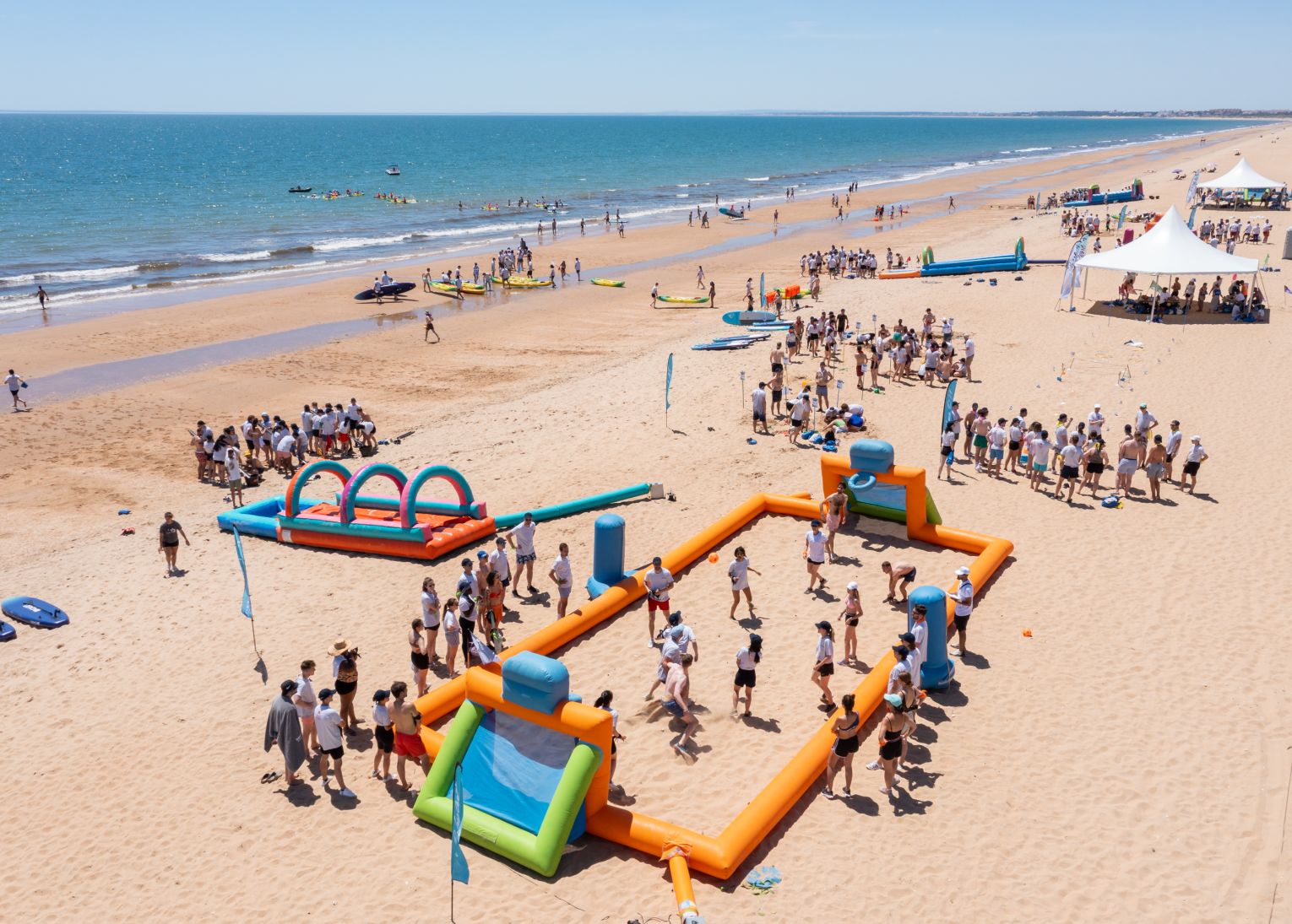 Olympiade plage défis