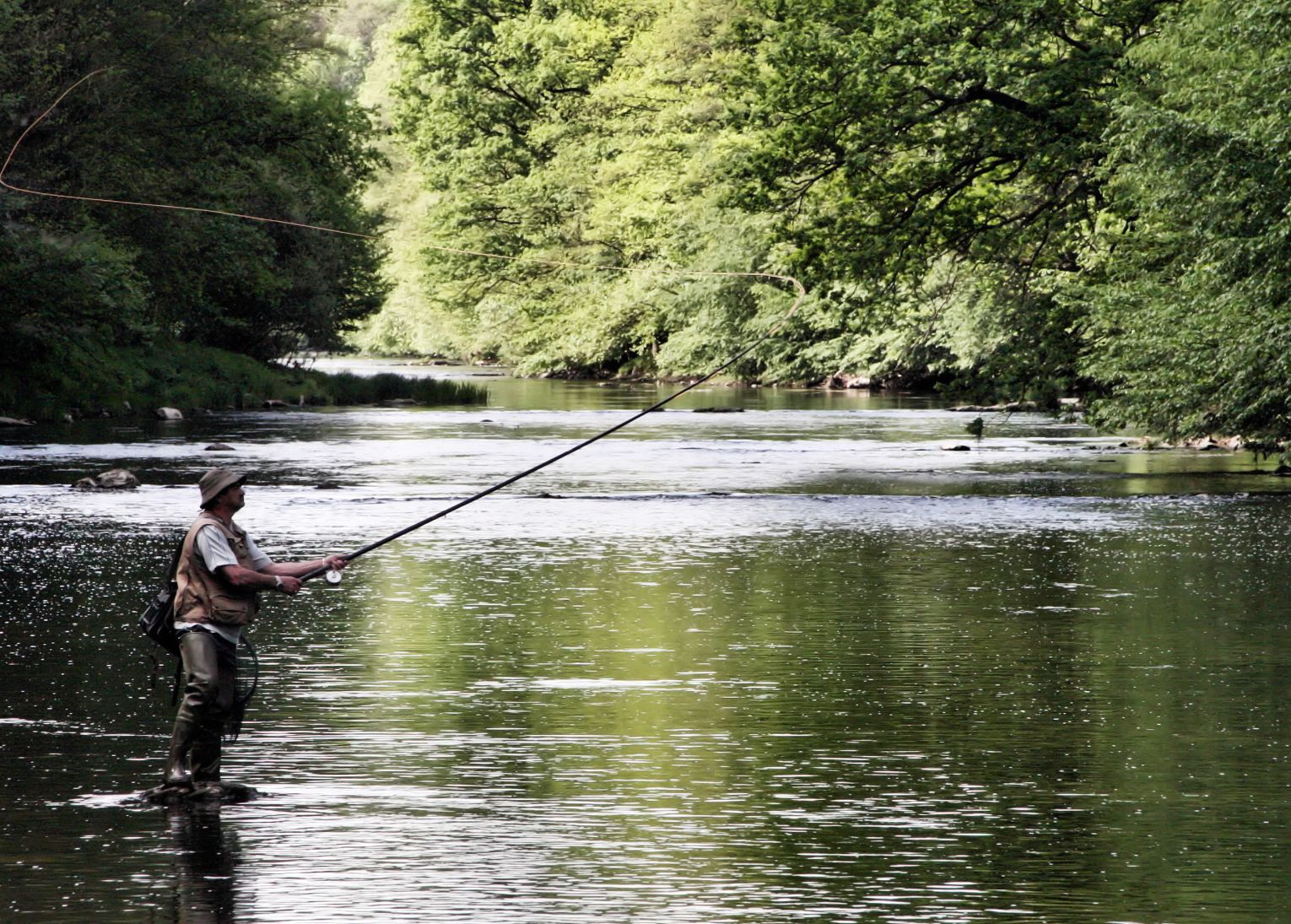 pêche sur rivière gacka croatie