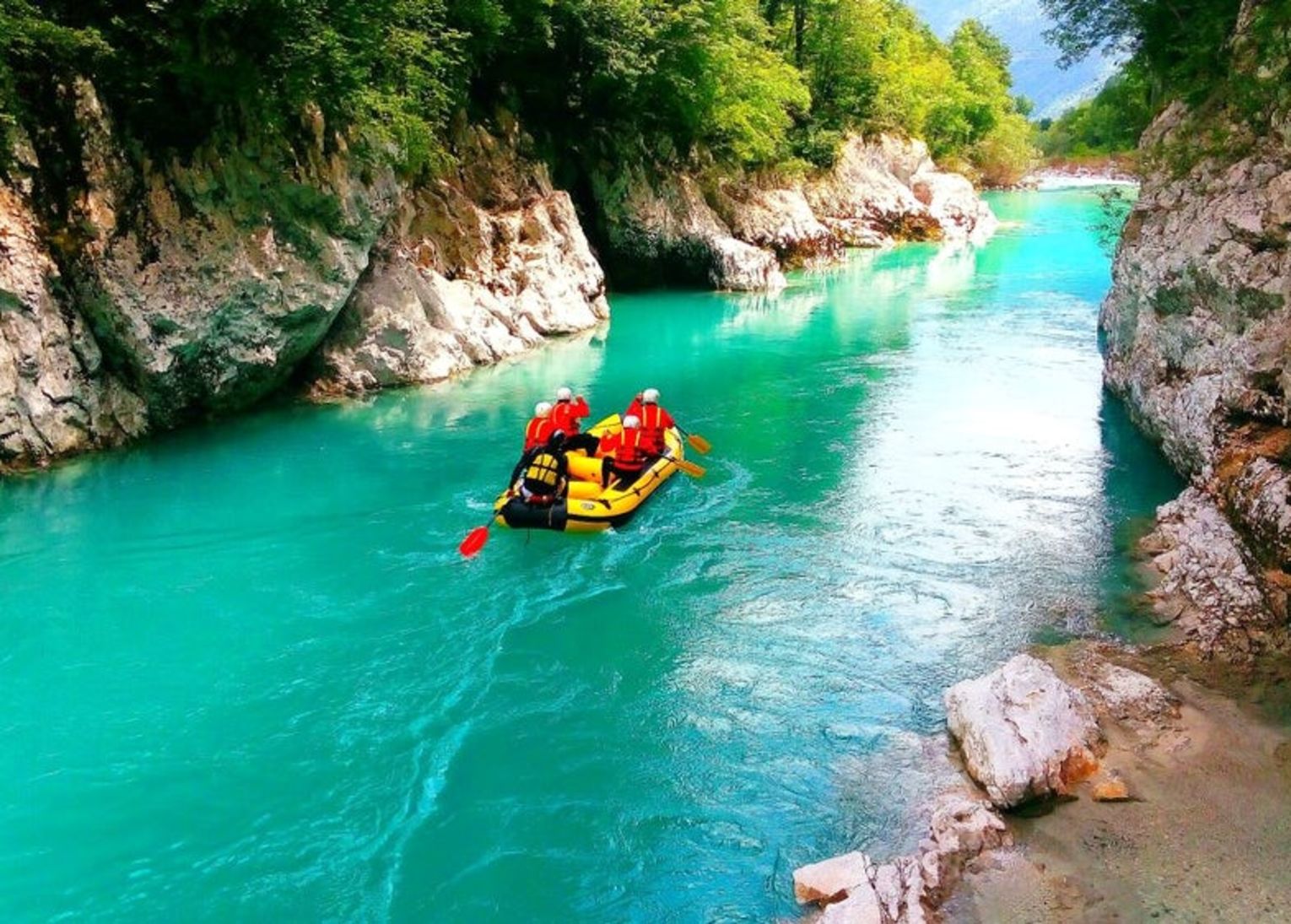 Rafting Vallée de Soca