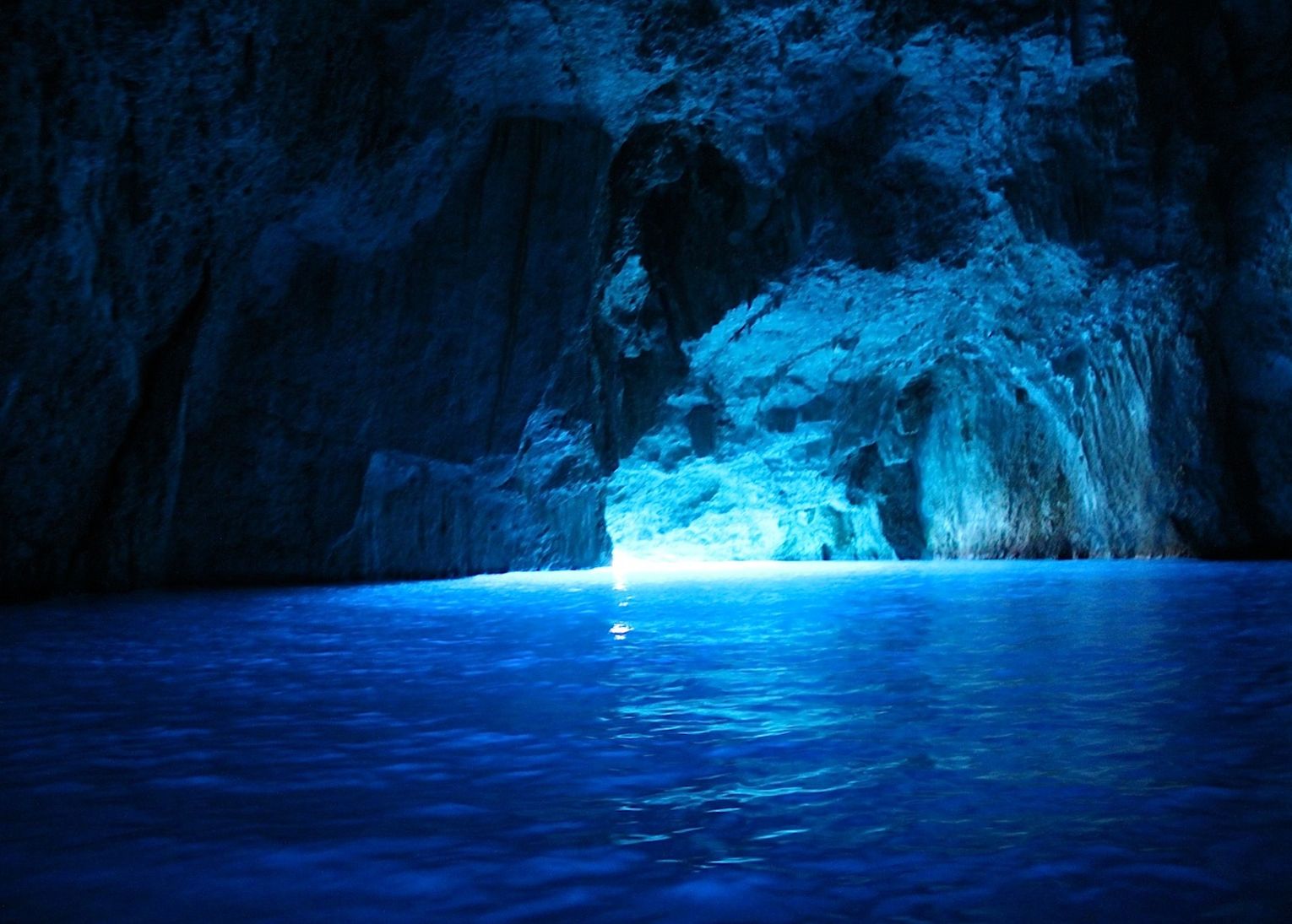 grotte bleue Biševo croatie