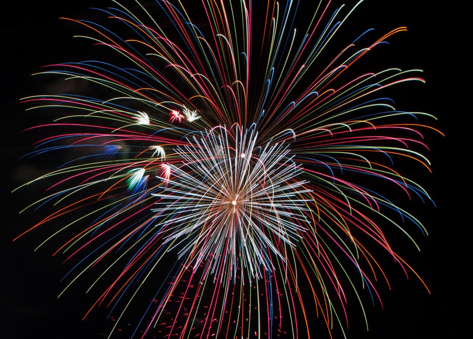 feu artifice soirée youhou trop beau