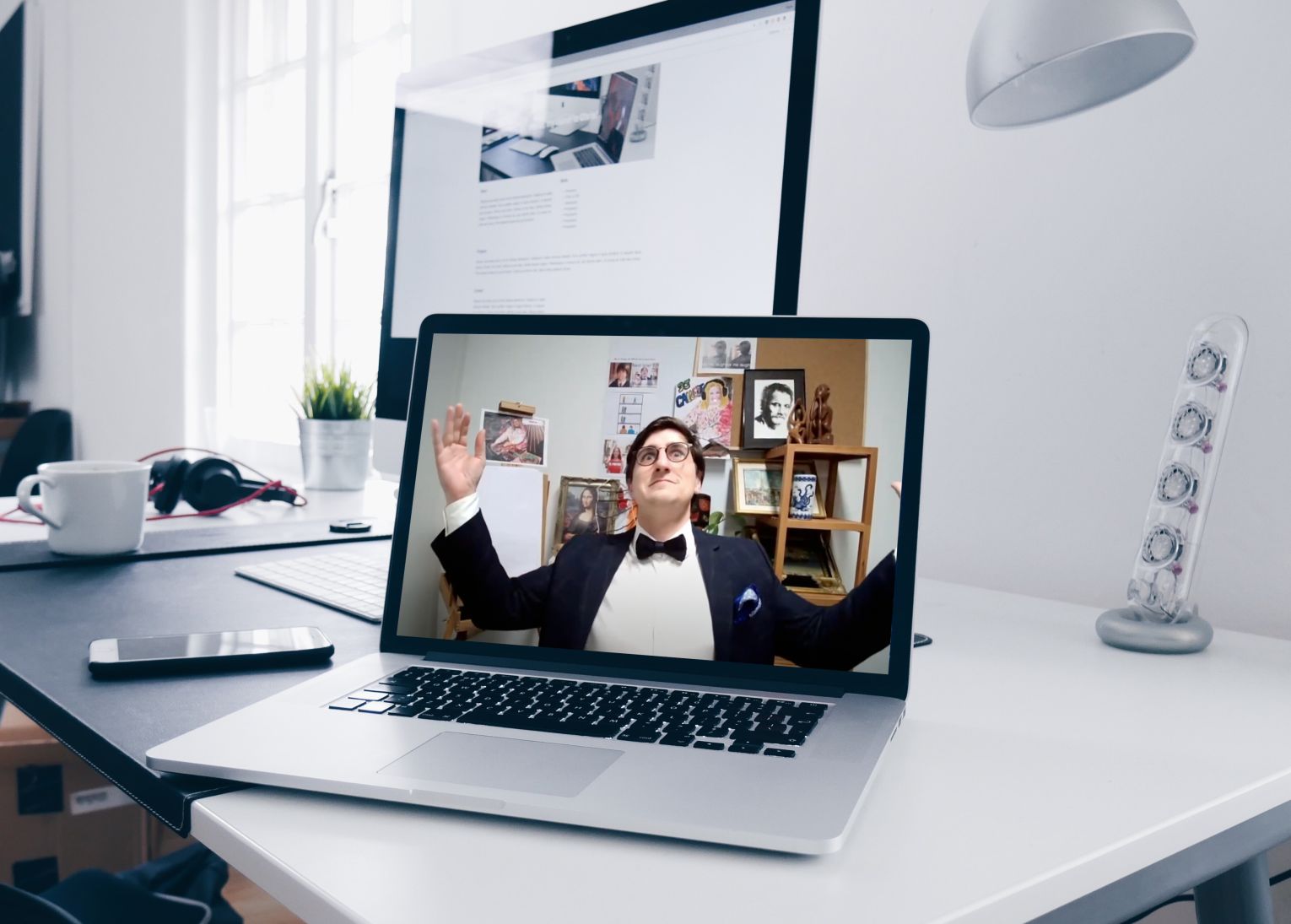 Valentin comédien quiz jeux digitaux challenge fil rouge distance en ligne digital