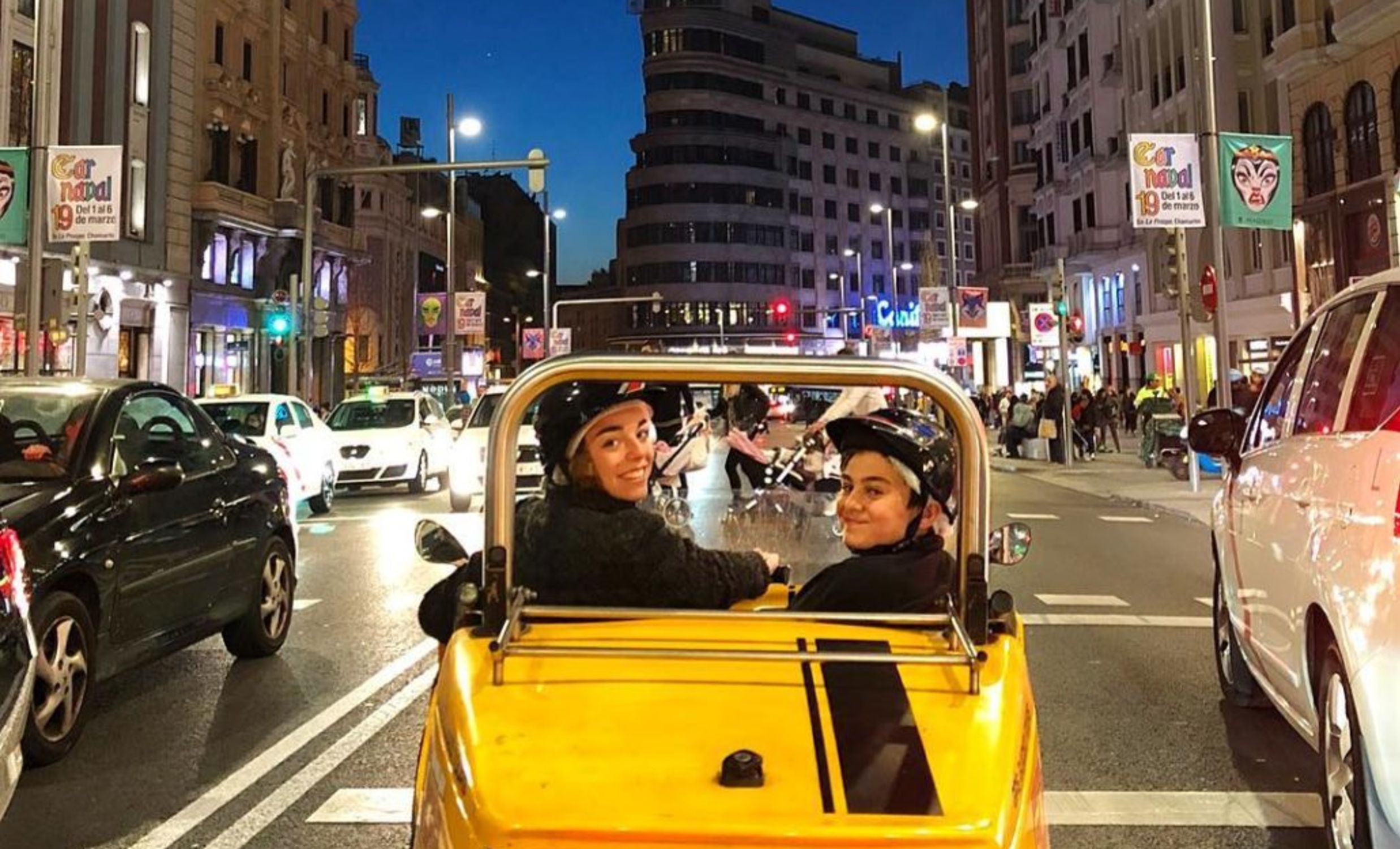 Séminaire à Madrid Visiter Madrid en voiturettes