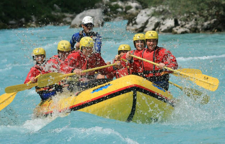 rafting soca slovénie 