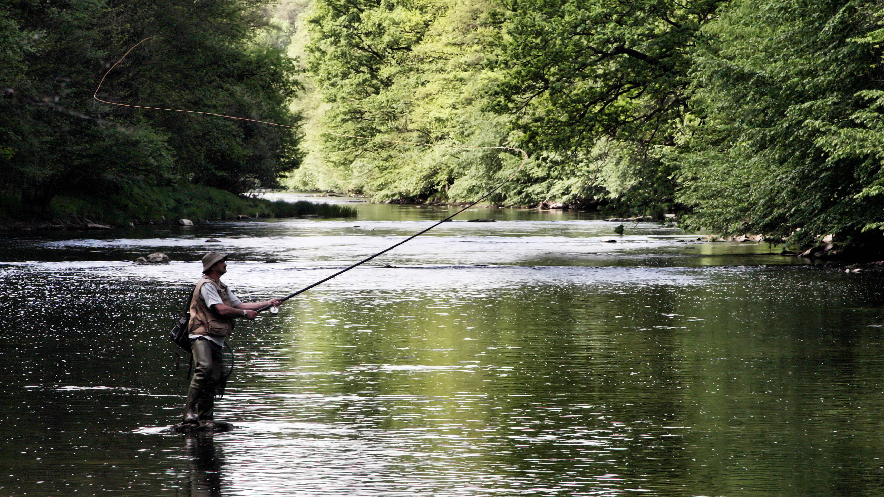 pêche sur rivière gacka croatie