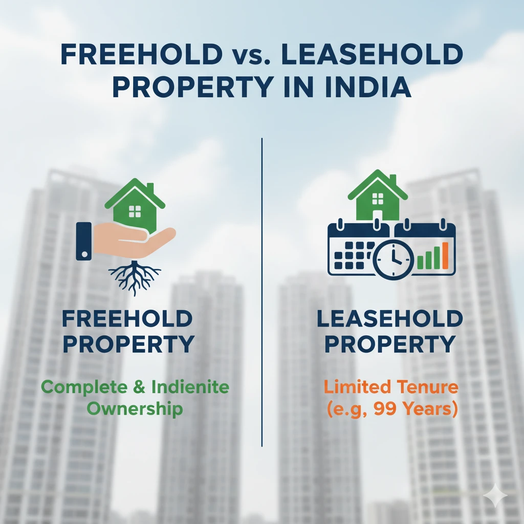 Difference Between Freehold and Leasehold Property in India
