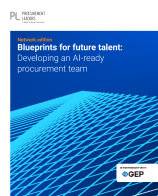 Blueprints for future talent: Developing an AI-ready procurement team