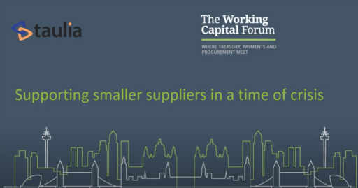 Supporting smaller suppliers in a time of crisis