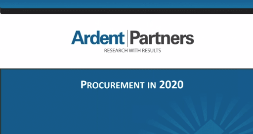 Procurement 2020: Key Metrics for the New Decade