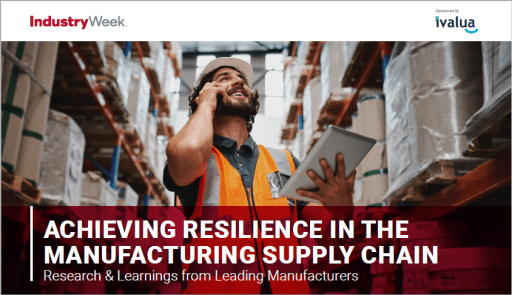 Achieving Resilience in the Manufacturing Supply Chain