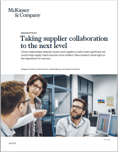 Taking supplier collaboration to the next level